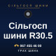 Сільгосп шини R30.5