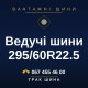 Ведучі шини 295/60R22.5 Ведучі шини 295/60R22.5